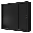 Guarda Roupa 3 Portas 4 Gavetas Serenity Yescasa Preto