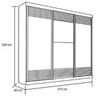 Guarda-roupa 3 Portas, 6 Gavetas, 100% Mdf - Bom Pastor Penedo