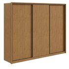 Guarda-roupa 3 Portas 6 Gavetas 100% Mdf Spazio Amêndoa Clean