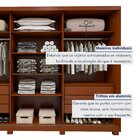 Guarda Roupa 3 Portas 6 Gavetas 6 Prateleiras 100% Mdf Com Pé