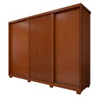 Guarda Roupa 3 Portas 6 Gavetas 6 Prateleiras 100% Mdf Com Pé