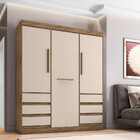 Guarda Roupa 3 Portas 6 Gavetas 77020 Araplac