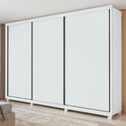 Guarda Roupa 3 Portas 6 Gavetas Com Pés Dante Yescasa