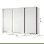 Guarda Roupa 3 Portas 6 Gavetas Com Pés Dante Yescasa