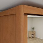 Guarda Roupa 3 Portas 6 Prateleiras 6 Gavetas Com Pés 100% Md