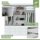 Guarda-roupa 3 Portas 9 Gavetas Anne