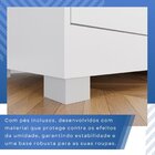 Guarda-roupa 3 Portas 9 Gavetas Com Espelho Florença Espresso