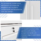 Guarda-roupa 3 Portas 9 Gavetas Florença Espresso Móveis Bran