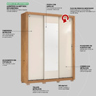 Guarda Roupa 3 Portas Amêndola Touch Off White 32270pe