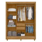 Guarda Roupa 3 Portas Bolívia Freijó Cinza 981031