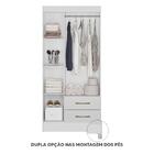 Guarda Roupa 3 Portas Branco E Rosa Vuma Shop Jm