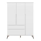 Guarda Roupa 3 Portas Branco Mei Shop Jm Baby