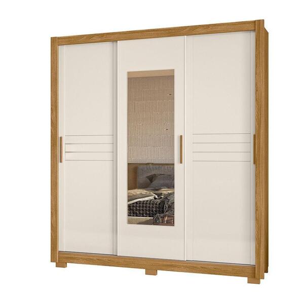 Guarda Roupa 3 Portas Canadá Freijo Off White 987032 | Leroy Merlin