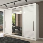 Guarda Roupa 3 Portas Casal Com Espelho Vitória Panan