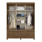 Guarda Roupa 3 Portas Castanho Wood Avelã Wood 901381
