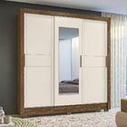 Guarda Roupa 3 Portas Castanho Wood Off White 988030