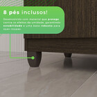 Guarda Roupa 3 Portas Com Espelho 2 Gavetas Dubai Plus Imop M