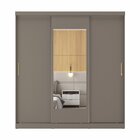 Guarda-roupa 3 Portas Com Espelho Araçá Cabecasa Madeiraorigi