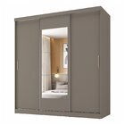 Guarda-roupa 3 Portas Com Espelho Araçá Cabecasa Madeiraorigi