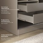 Guarda-roupa 3 Portas Com Espelho Araçá Cabecasa Madeiraorigi