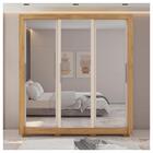 Guarda Roupa 3 Portas Com Espelho E 2 Gaveta 8 Pés New Glass