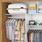 Guarda-roupa 3 Portas Correr 09 Gavetas Anjos Cinamomo/branco