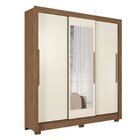 Guarda-roupa 3 Portas Correr 2 Gavetas Com Espelho Maringá Ja