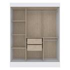 Guarda-roupa 3 Portas Correr 2 Gavetas Flórida Multimóveis Cr