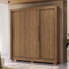 Guarda-roupa 3 Portas Correr 2 Gavetas Maringá Jatoba