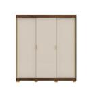 Guarda Roupa 3 Portas Correr Etiópia Imbuia Fendi