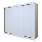Guarda-roupa 3 Portas De Correr 100% Mdf Branco
