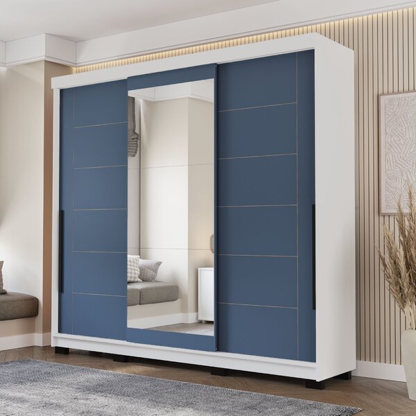 Guarda Roupa 3 Portas De Correr 4 Gavetas Com Espelho Lisboa