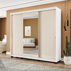 Guarda-roupa 3 Portas De Correr 4 Gavetas Com Espelho Porto B