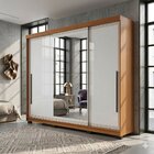 Guarda-roupa 3 Portas De Correr 4 Gavetas Com Espelho Valênci