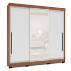 Guarda-roupa 3 Portas De Correr 4 Gavetas Com Espelho Valênci
