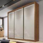 Guarda Roupa 3 Portas De Correr 4 Gavetas Spazzio Novo Horizo