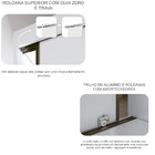 Guarda Roupa 3 Portas De Correr 6 Gavetas Arezzo Novo Horizon