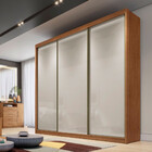 Guarda Roupa 3 Portas De Correr 6 Gavetas Arezzo Novo Horizon