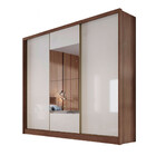 Guarda Roupa 3 Portas De Correr 6 Gavetas C/ Espelho Arezzo N