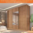 Guarda Roupa 3 Portas De Correr 6 Gavetas C/ Espelho Arezzo N