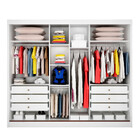 Guarda Roupa 3 Portas De Correr 6 Gavetas Spazzio Novo Horizo