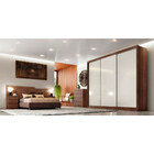 Guarda Roupa 3 Portas De Correr 8 Gavetas Spazzio Novo Horizo