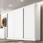 Guarda Roupa 3 Portas De Correr 8 Gavetas Spazzio Novo Horizo