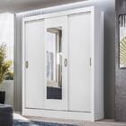 Guarda Roupa 3 Portas De Correr Bolívia Com Espelho - Pr Móve