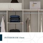 Guarda-roupa 3 Portas De Correr Coimbra Freijó