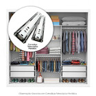 Guarda Roupa 3 Portas De Correr Com Espelho Conquista Premium