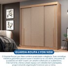 Guarda-roupa 3 Portas De Correr E 3 Gavetas Lyon New Angelin/
