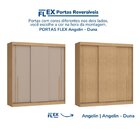 Guarda-roupa 3 Portas De Correr E 3 Gavetas Lyon New Angelin/