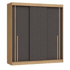 Guarda-roupa 3 Portas De Correr E 3 Gavetas Lyon New Angelin/