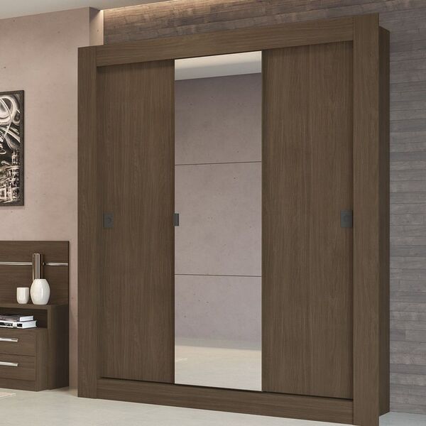 Guarda-roupa 3 Portas De Correr H563 Kappesberg - Kappesberg